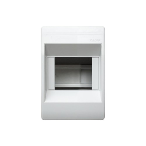 Caja para térmica 4 módulos gris